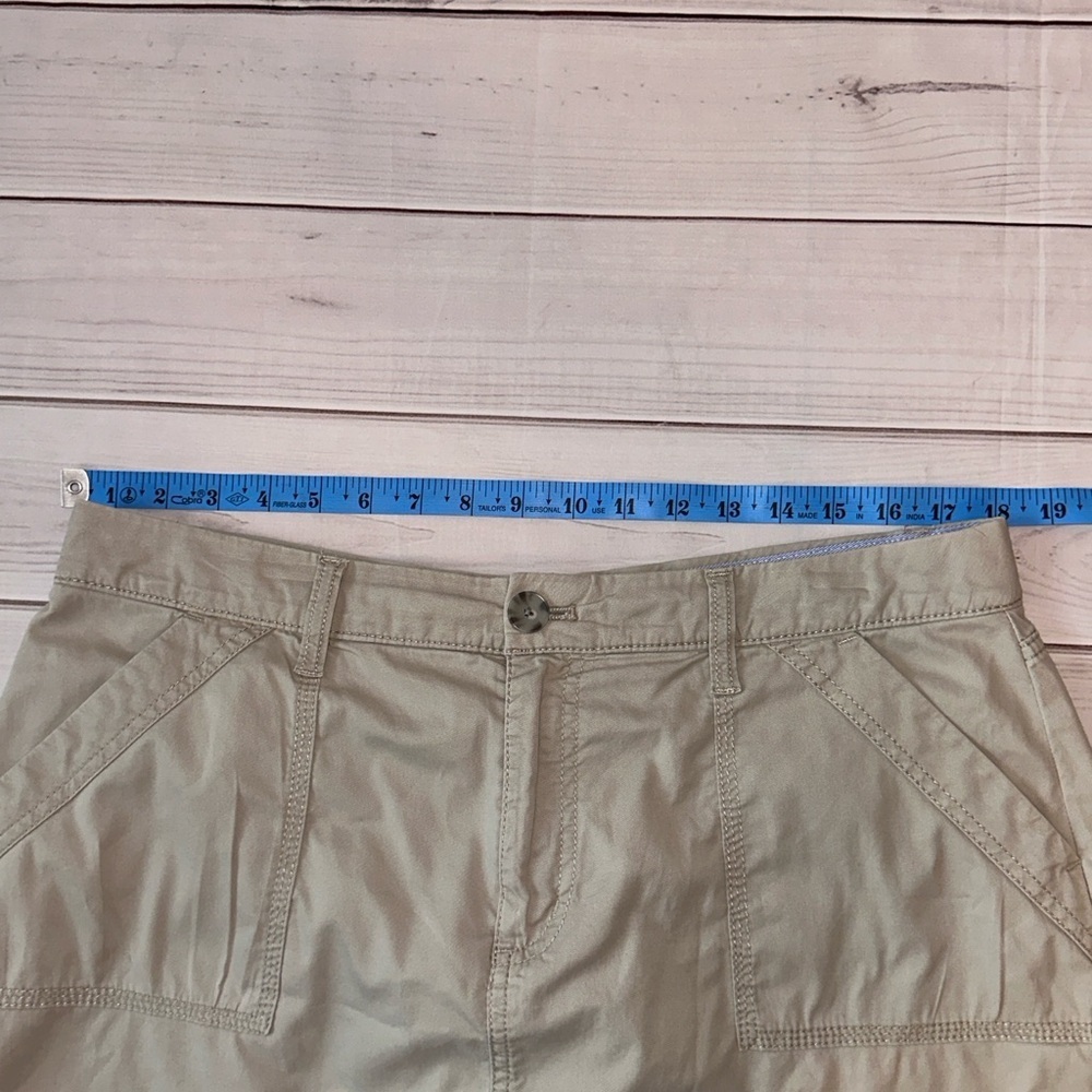 Croft & Barrow Effortless Stretch Khaki Skort | Size 12 Office Summer Pickleball - Picture 4 of 7